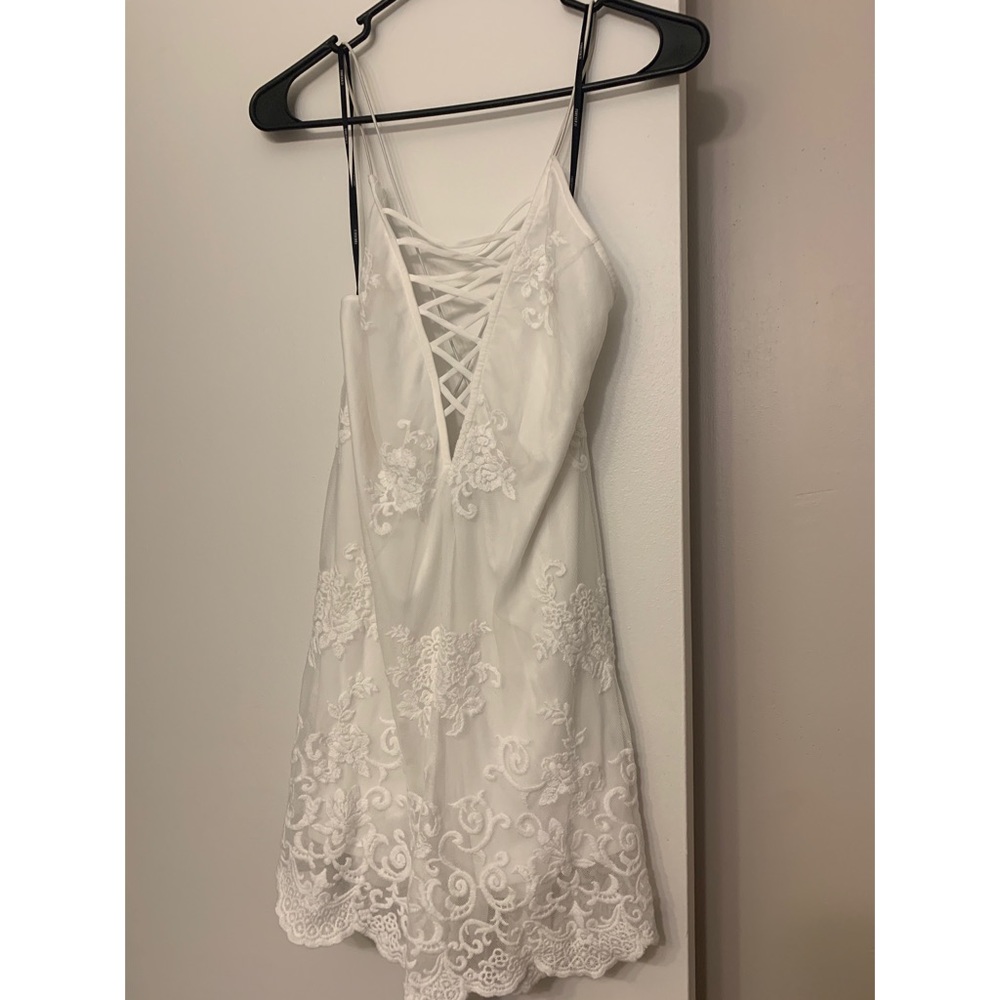 White Lace Romper